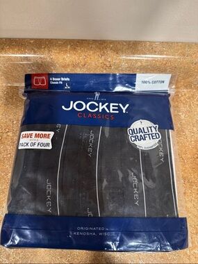 Jockey Classics Black Boxer Briefs - Pack of 4